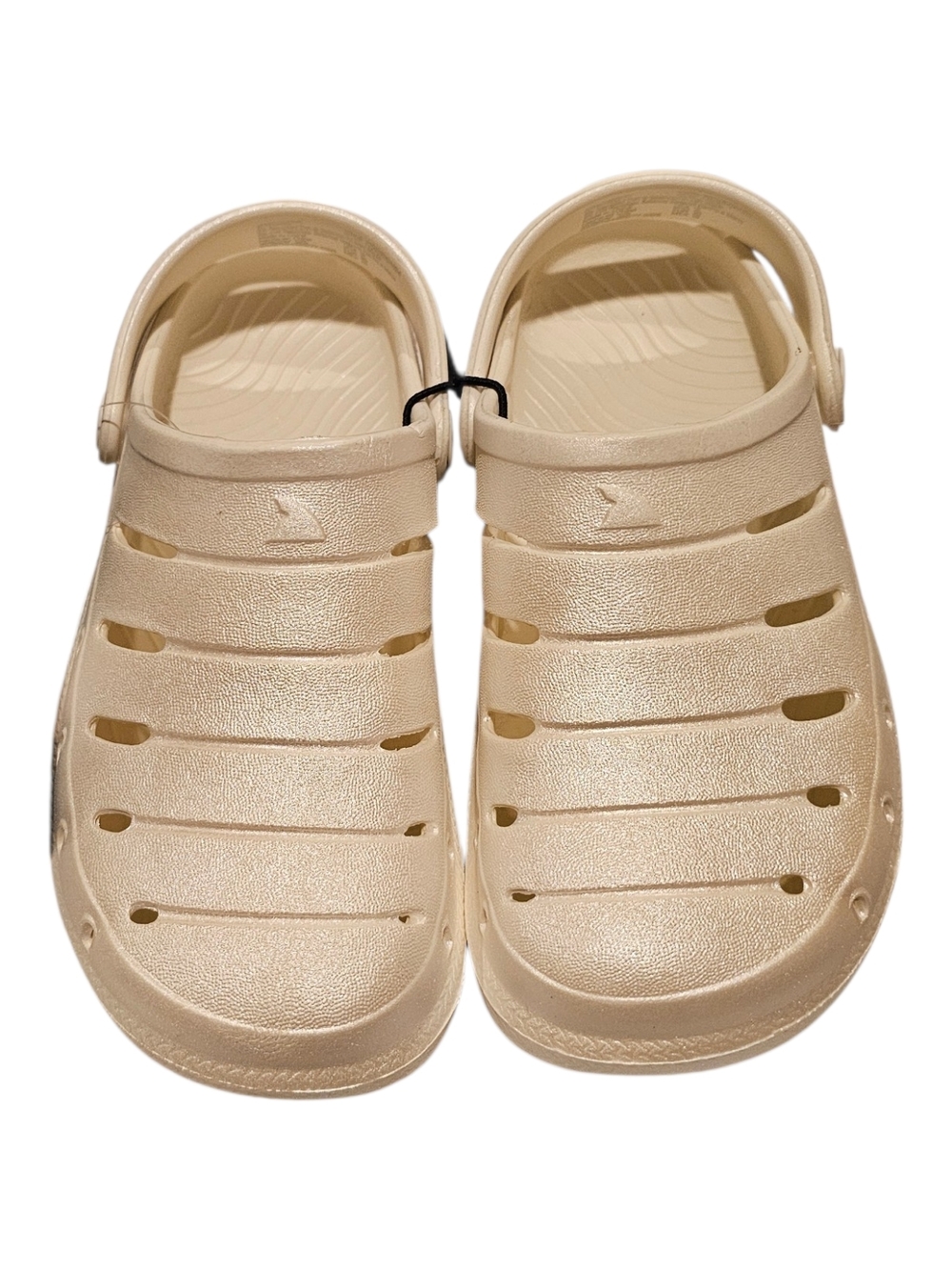 Kids Slip-On Water Clogs in Beige for Active Play